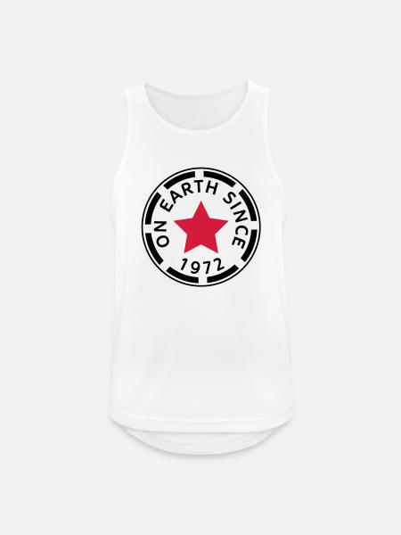 on earth since 1972 (uk) - Men's Breathable Tank Top - white
