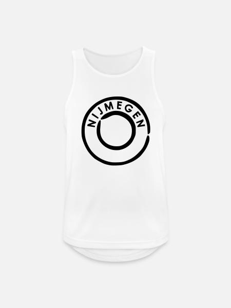 Nijmegen - Männer Tank Top atmungsaktiv - Weiß