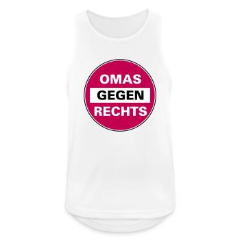 Grannies against right shield - Men's Breathable Tank Top - white - Front - Nick (188cm)