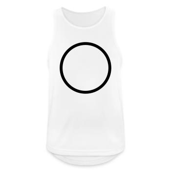 circle - Men's Breathable Tank Top - white - Front - Nick (188cm)