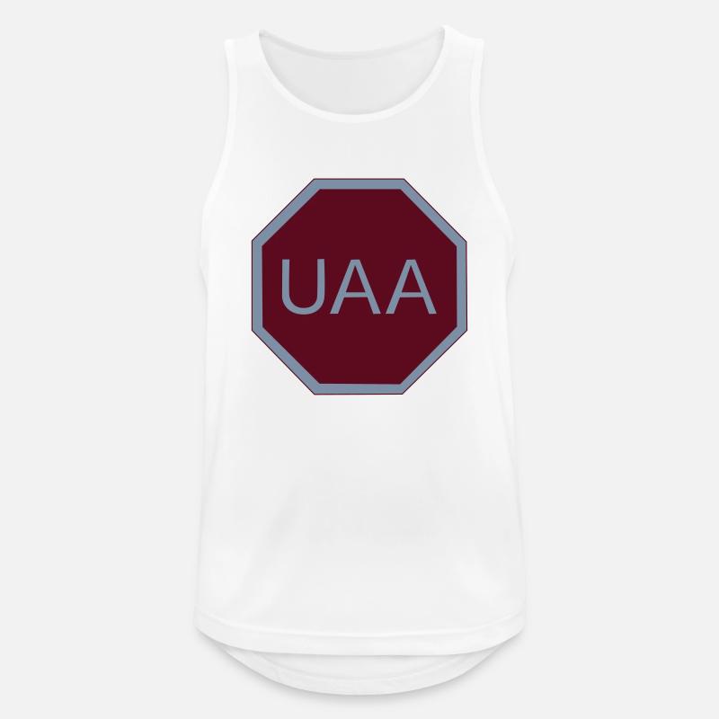 Codon stop - Männer Tank Top atmungsaktiv - Weiß