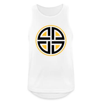 Shield knot, Celtic knot Thor protection symbol - Men's Breathable Tank Top - white - Front - Nick (188cm)