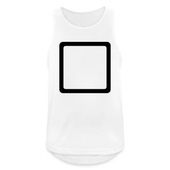 Square - Men's Breathable Tank Top - white - Front - Nick (188cm)