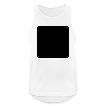 Square - Men's Breathable Tank Top - white - Front - Nick (188cm)