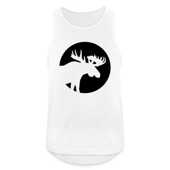 Elk - Men's Breathable Tank Top - white - Front - Nick (188cm)