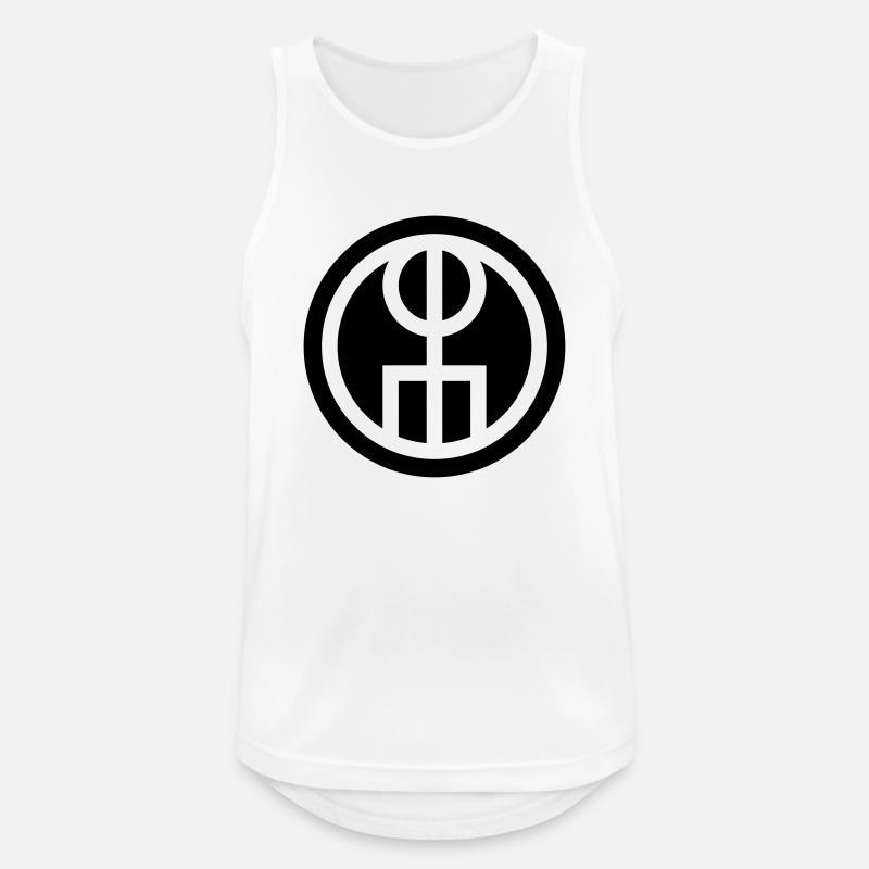 Galdrastafir, Isländisch Binde Rune, Love - Männer Tank Top atmungsaktiv - Weiß