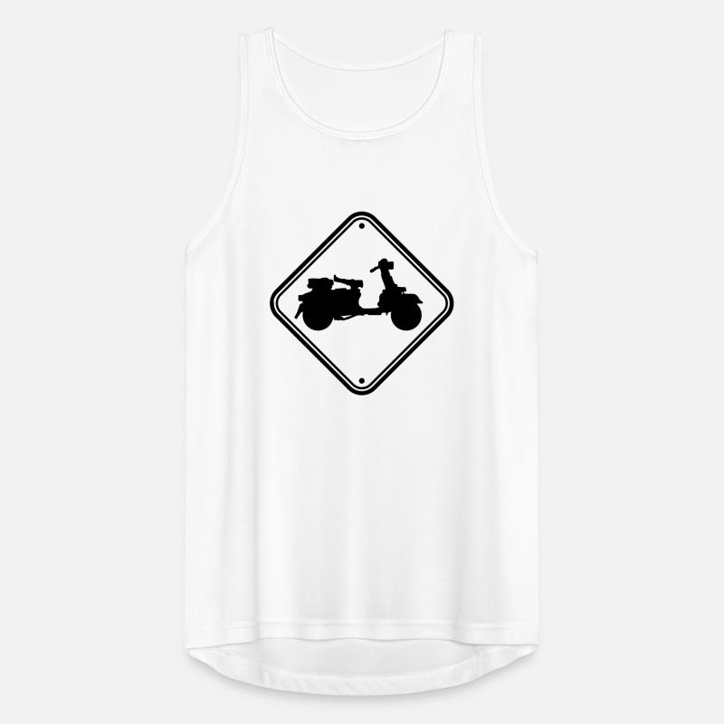 note signe scooter prudence zone danger clipart Débardeur respirant Homme