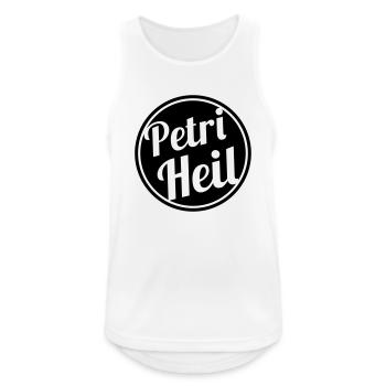 Petri Heil - Männer Tank Top atmungsaktiv - Weiß - Vorne - Nick (188cm)