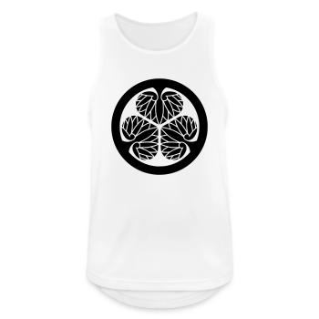 Tokugawa - Männer Tank Top atmungsaktiv - Weiß - Vorne - Nick (188cm)