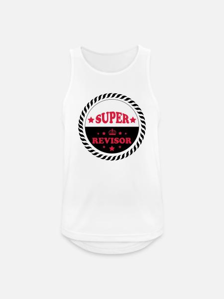 Super revisor - Men's Breathable Tank Top - white