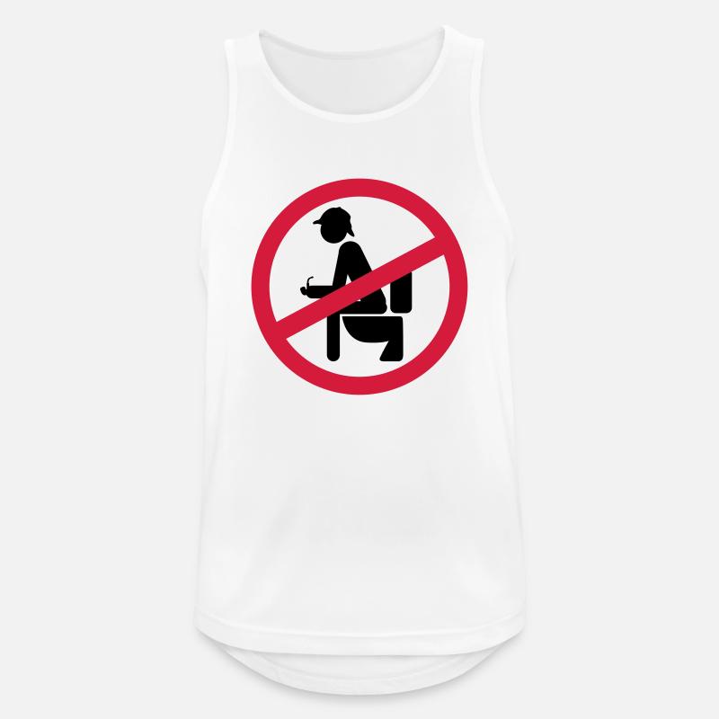 no shit sherlock - Männer Tank Top atmungsaktiv - Weiß