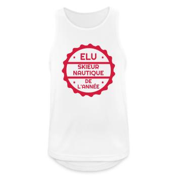 Water Skiing - Wasserski - Ski Nautique - Sport - Men's Breathable Tank Top - white - Front - Nick (188cm)
