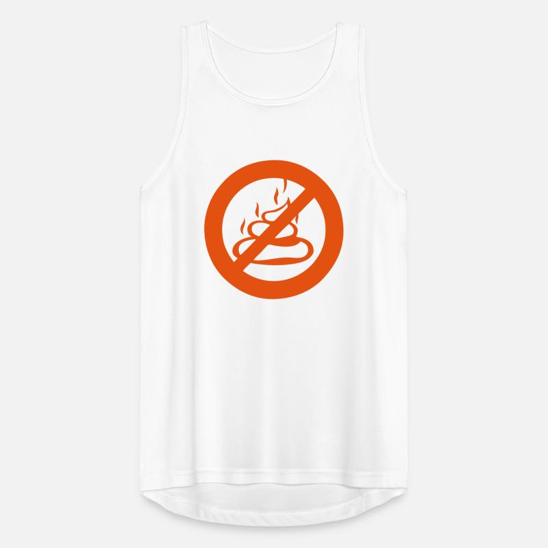 forbidden panel panel shit poop shit dung Men's Breathable Tank Top