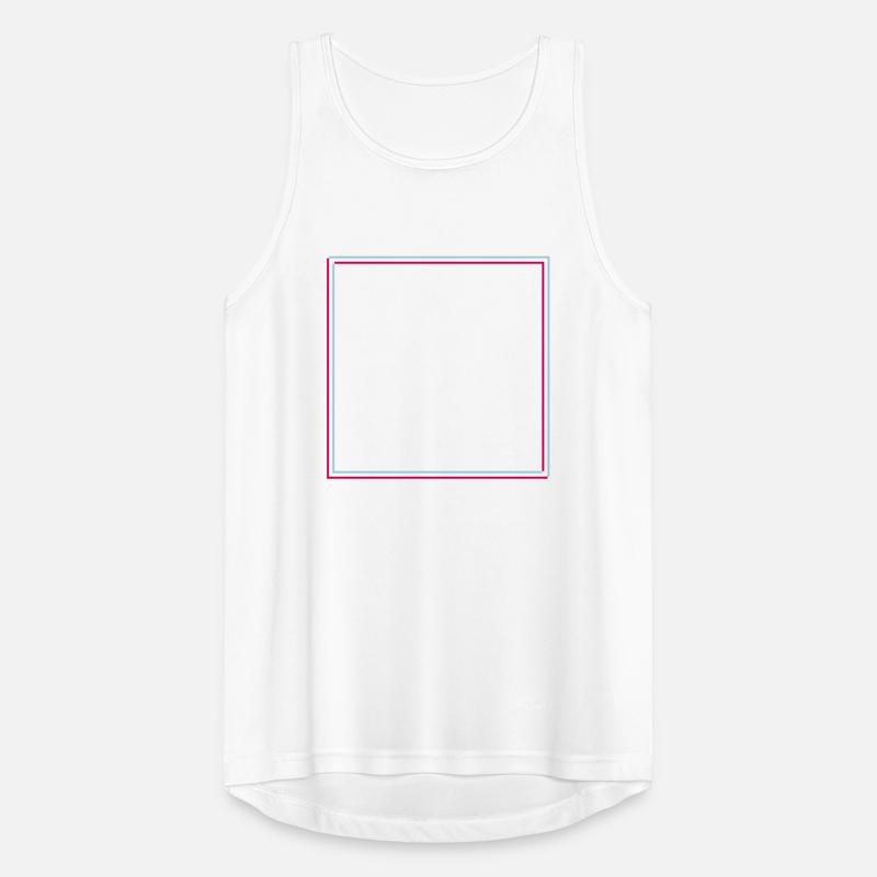 Rectangle carré 3D Débardeur respirant Homme