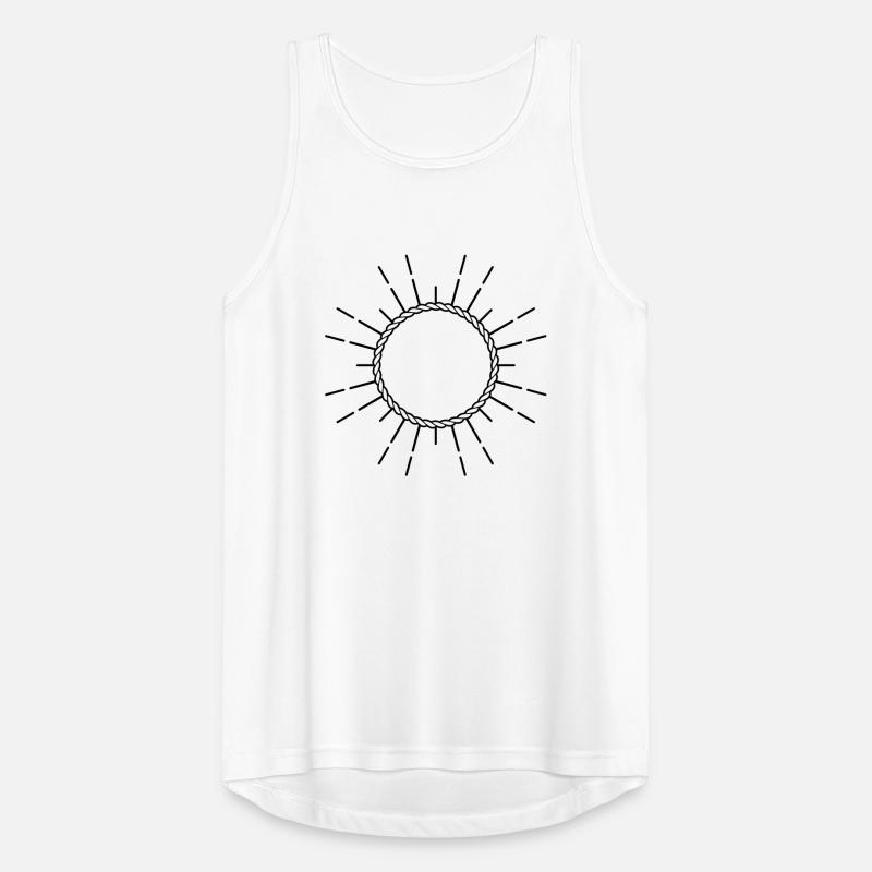 Nautical symbol logo frame vector design Men's Breathable Tank Top