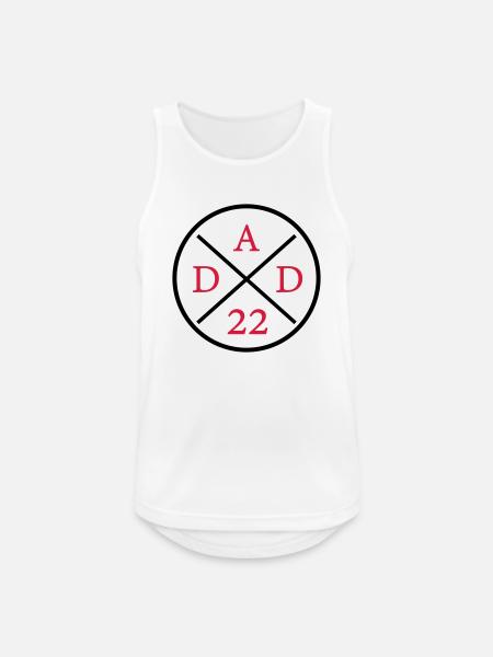 dad 22 - Men's Breathable Tank Top - white