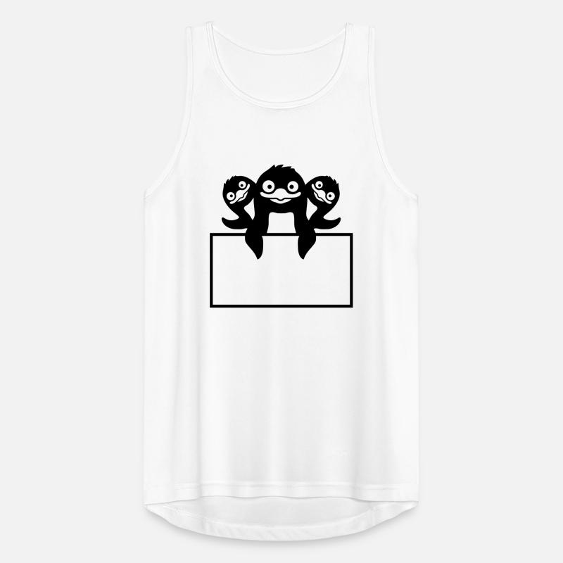 Text box 3 Penguins Shield Men's Breathable Tank Top