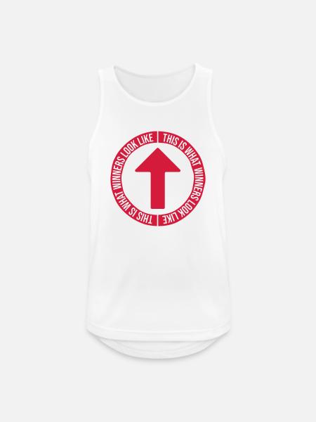 What Winners Look Like - Men's Breathable Tank Top - white