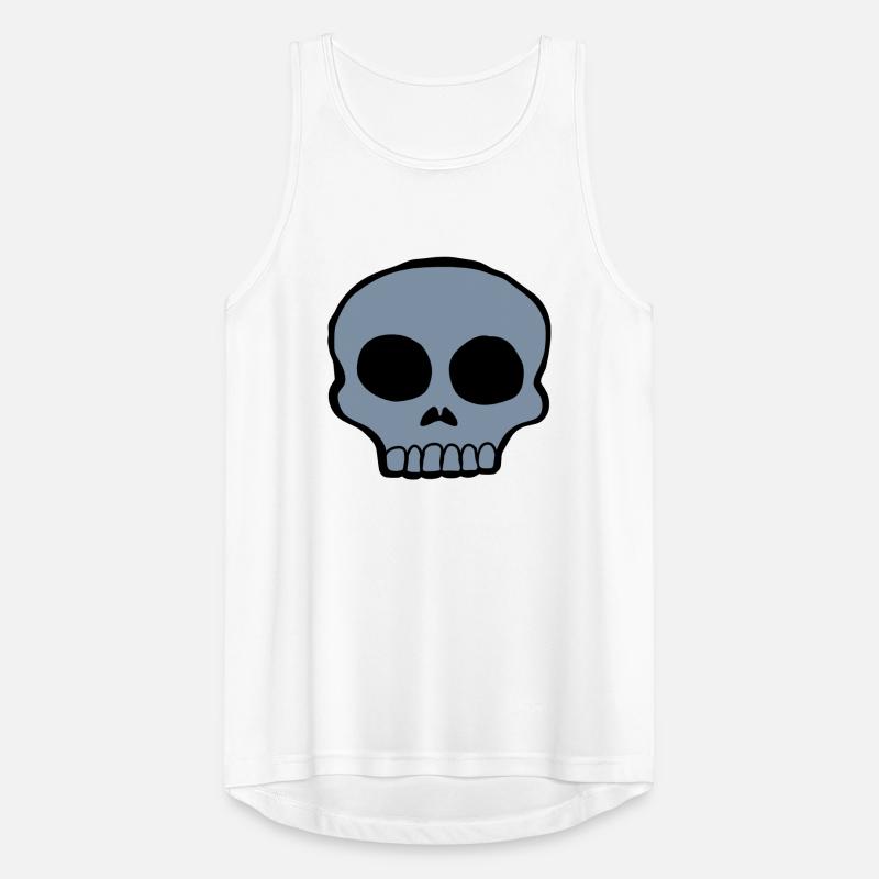 Squelette de crâne cool design Débardeur respirant Homme
