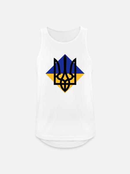 Ukraine - Men's Breathable Tank Top - white