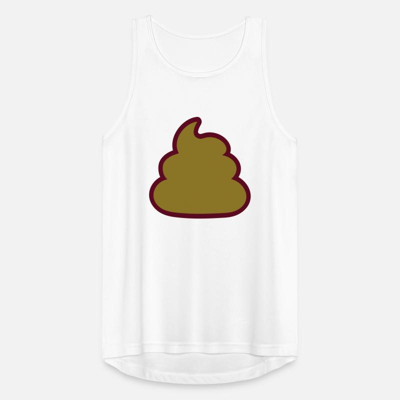 Shit pile disgusting icon Men's Breathable Tank Top