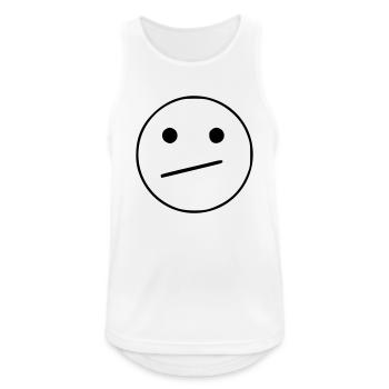 Emoji sketch neutral black - Men's Breathable Tank Top - white - Front - Nick (188cm)