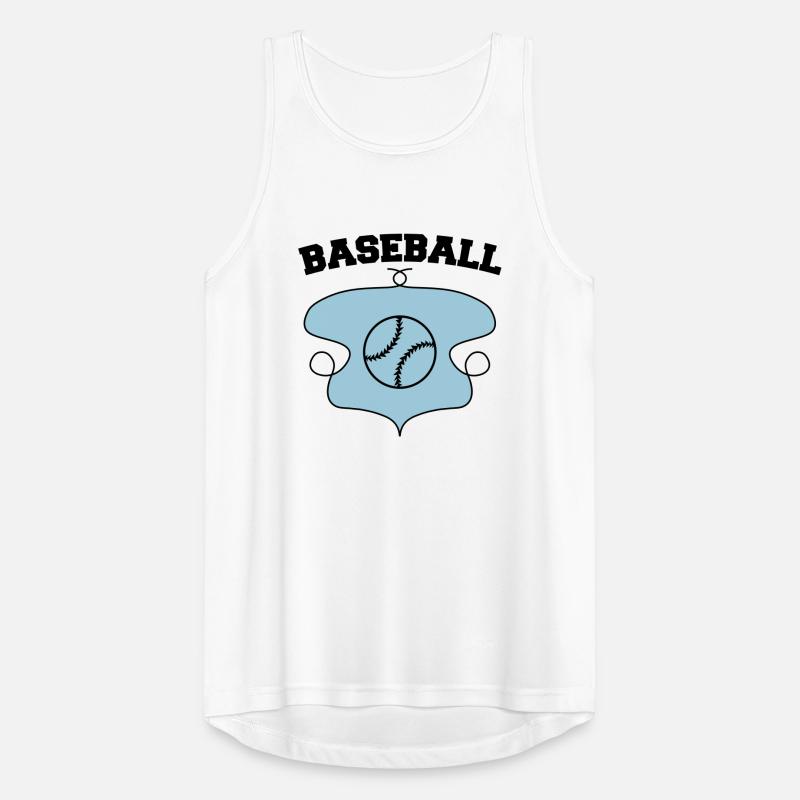 Conception d’écusson de baseball 2 Débardeur respirant Homme