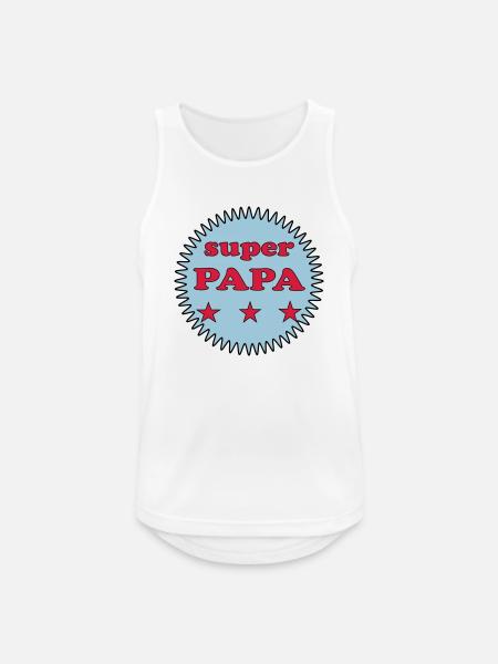 DAD - Men's Breathable Tank Top - white