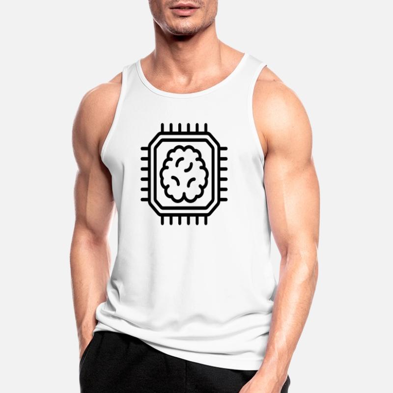 Artificial intelligence Men's Breathable Tank Top