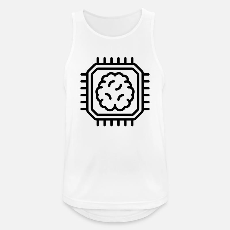Artificial intelligence - Men's Breathable Tank Top - white