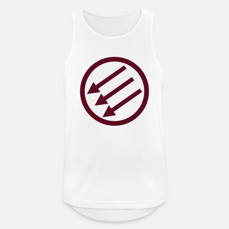 Järnfronten / Eiserne Front / Iron Front - Men's Breathable Tank Top - white