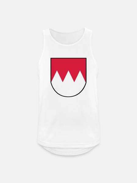 frankenwappen - Männer Tank Top atmungsaktiv - Weiß