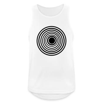 Circles - Men's Breathable Tank Top - white - Front - Nick (188cm)