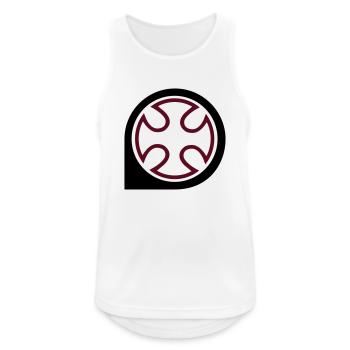 CELTIC CROSS - Men's Breathable Tank Top - white - Front - Nick (188cm)