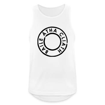 Baile Átha Cliath - Dublin Poststempel - Männer Tank Top atmungsaktiv - Weiß - Vorne - Nick (188cm)