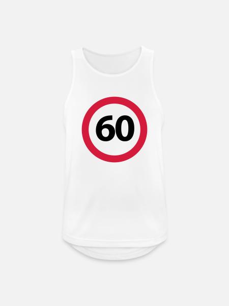 60th Birthday - Men's Breathable Tank Top - white