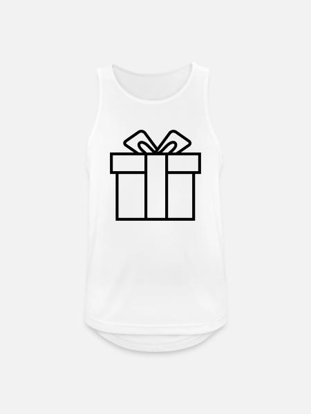 gift - package - christmas - Men's Breathable Tank Top - white