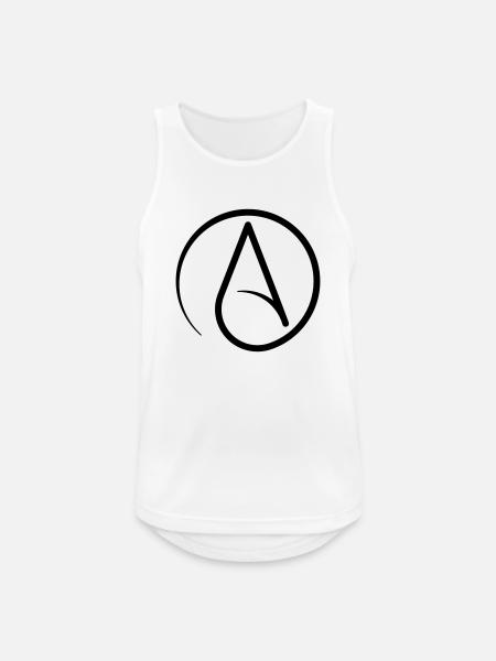 Atheist - Men's Breathable Tank Top - white