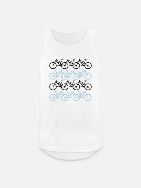 cycling - Men's Breathable Tank Top - white