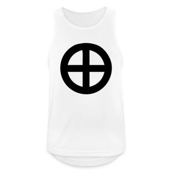 Cross - Men's Breathable Tank Top - white - Front - Nick (188cm)