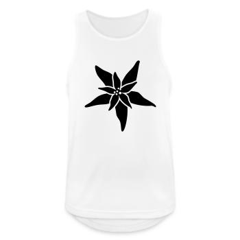 Edelweiss (1c) - Débardeur respirant Homme - blanc - Devant - Nick (188cm)