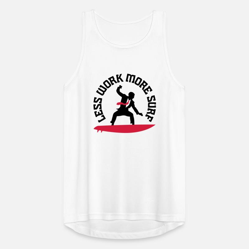 Less work, surf more ... Men's Breathable Tank Top