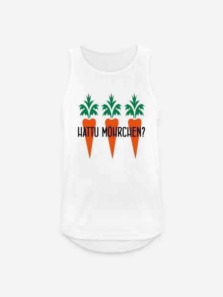Hattu carrots? - Men's Breathable Tank Top - white