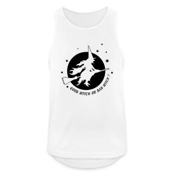 Good witch or bad witch - Men's Breathable Tank Top - white - Front - Nick (188cm)