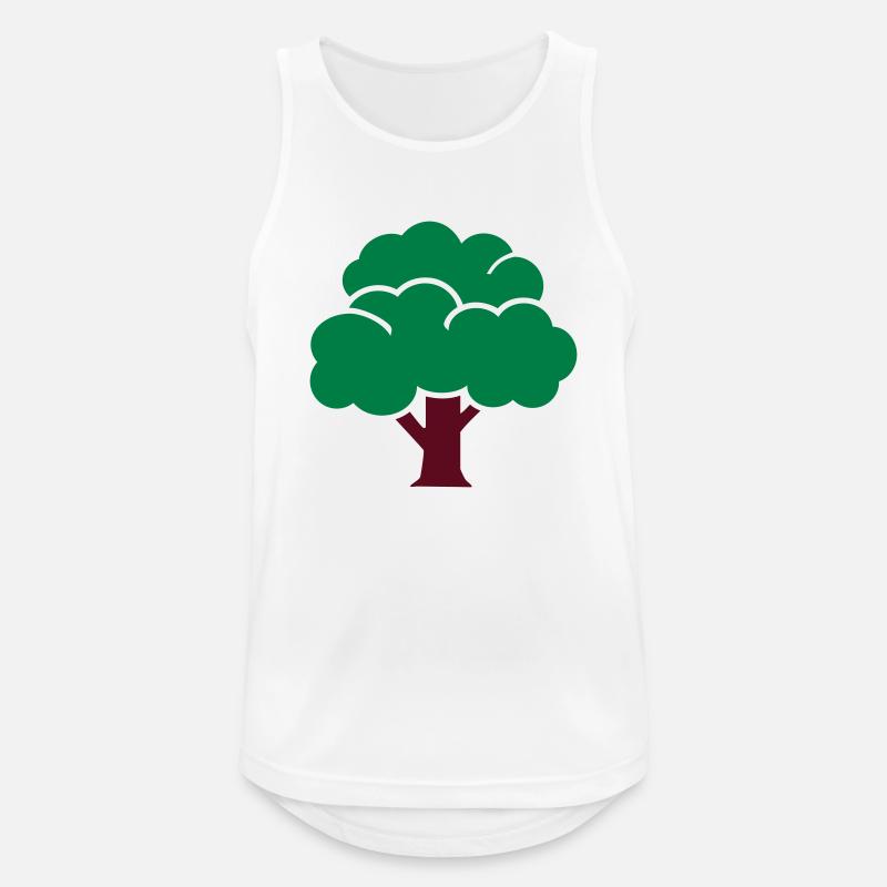 Tree - Men's Breathable Tank Top - white