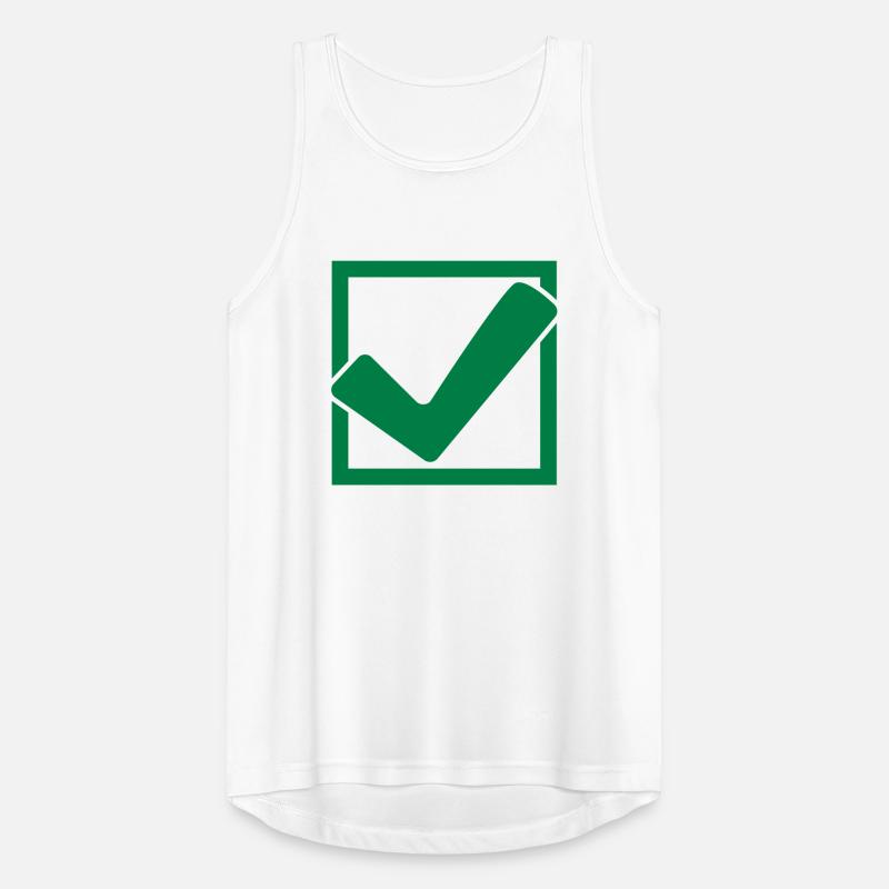 Rectangular hook logo Men's Breathable Tank Top