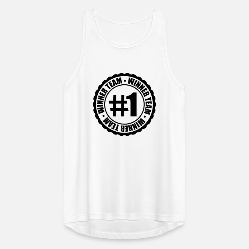first 1 winner team friends red bars logo coo Men's Breathable Tank Top
