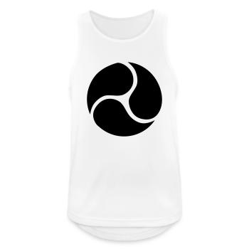 Greek Archaic Circle Form - Débardeur respirant Homme - blanc - Devant - Nick (188cm)