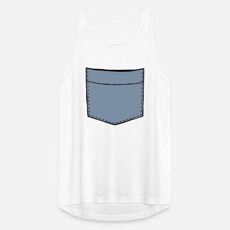 Conception de poche de poitrine vide Débardeur respirant Homme