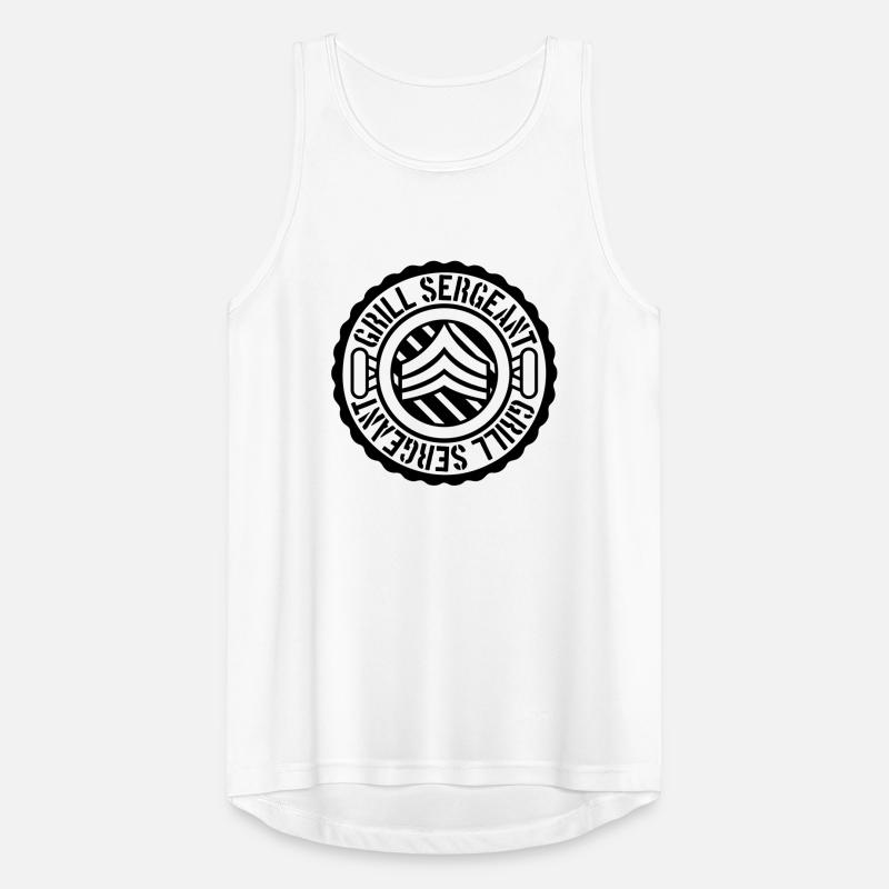 Grillfest Grill Sergeant Stempel Männer Tank Top atmungsaktiv